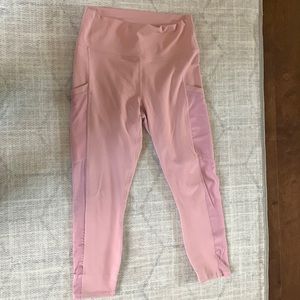 Fabletics powerhold 7/8 pink leggings
